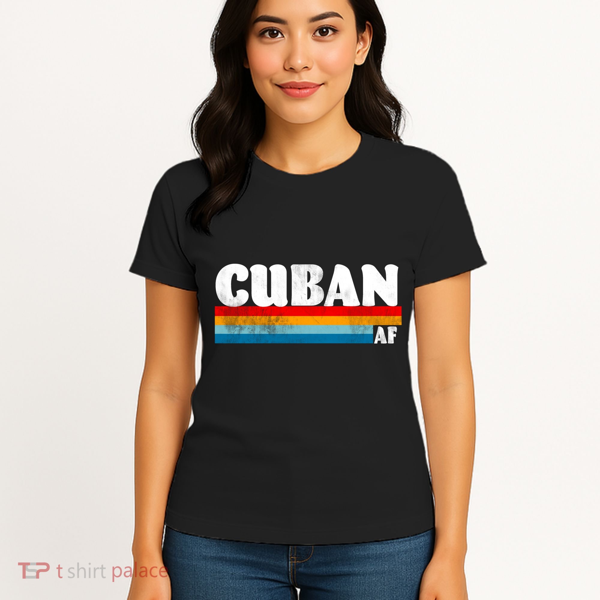 Retro Cuban AF Women's T-Shirt