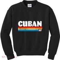 Retro Cuban AF Kids Sweatshirt thumb 0
