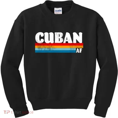 Retro Cuban AF Kids Sweatshirt