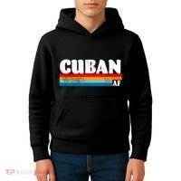 Retro Cuban AF Kids Hoodie thumb 4