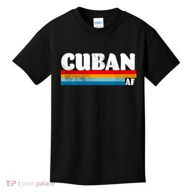 Retro Cuban AF Kids T-Shirt