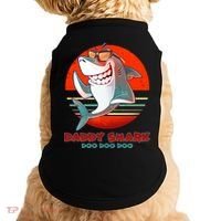Retro Daddy Shark Doo Doo Doo Doggie Tank thumb 0