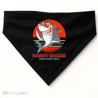 Retro Daddy Shark Doo Doo Doo USA-Made Doggie Bandana thumb 0