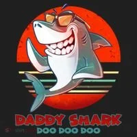 Retro Daddy Shark Doo Doo Doo Beanie thumb 2
