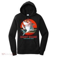 Retro Daddy Shark Doo Doo Doo Women's Hoodie thumb 0