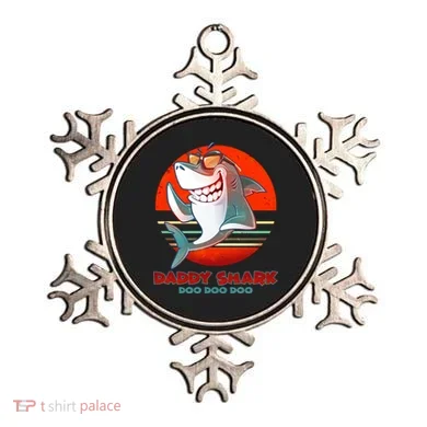 Retro Daddy Shark Doo Doo Doo Ornament