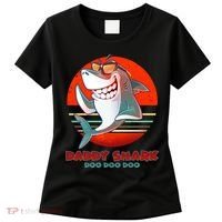 Retro Daddy Shark Doo Doo Doo Women's T-Shirt thumb 0