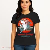 Retro Daddy Shark Doo Doo Doo Women's T-Shirt thumb 4