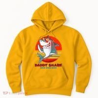 Retro Daddy Shark Doo Doo Doo Hoodie thumb 0