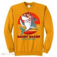 Retro Daddy Shark Doo Doo Doo Sweatshirt thumb 0