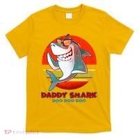 Retro Daddy Shark Doo Doo Doo T-Shirt thumb 0