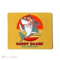 Retro Daddy Shark Doo Doo Doo Mousepad thumb 0
