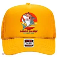 Retro Daddy Shark Doo Doo Doo Hat thumb 0