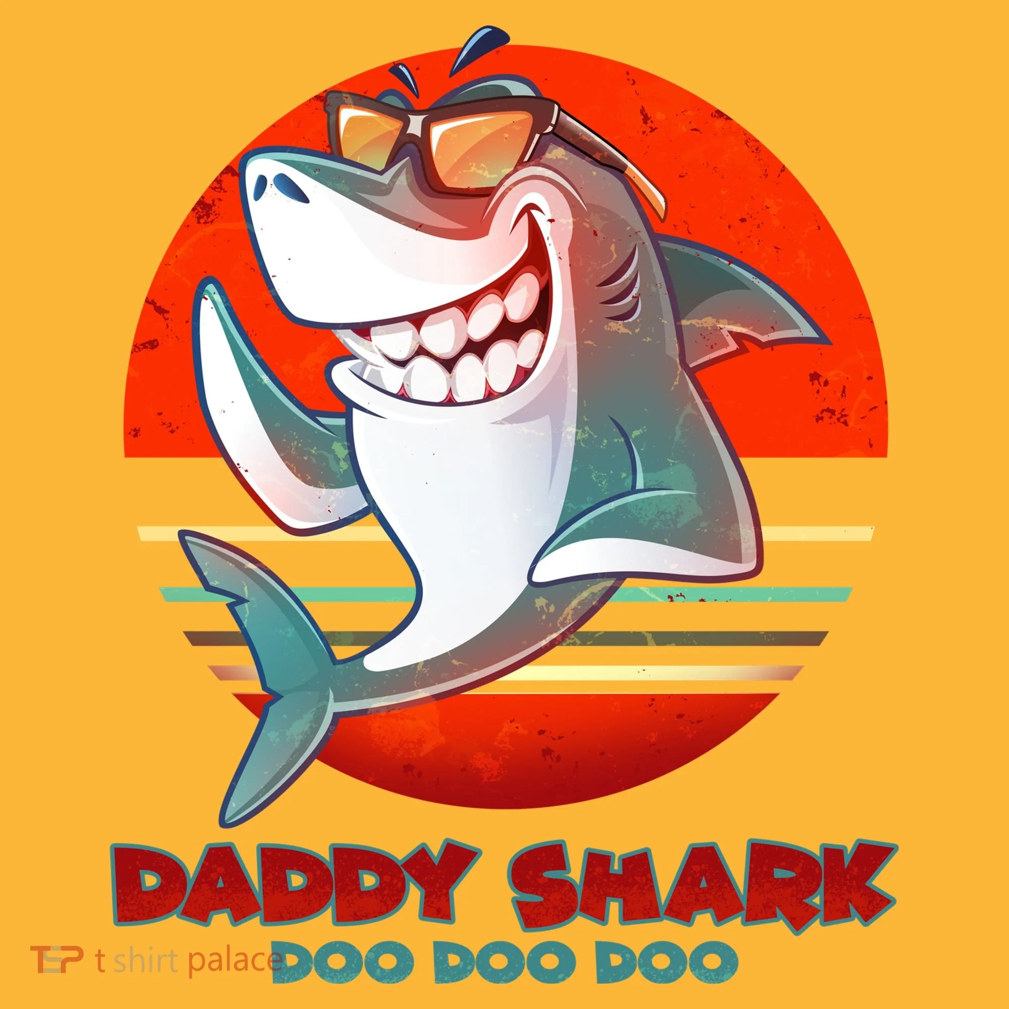 Retro Daddy Shark Doo Doo Doo Hat