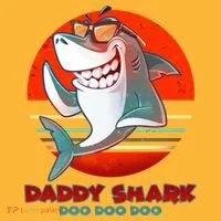 Retro Daddy Shark Doo Doo Doo Visor thumb 3