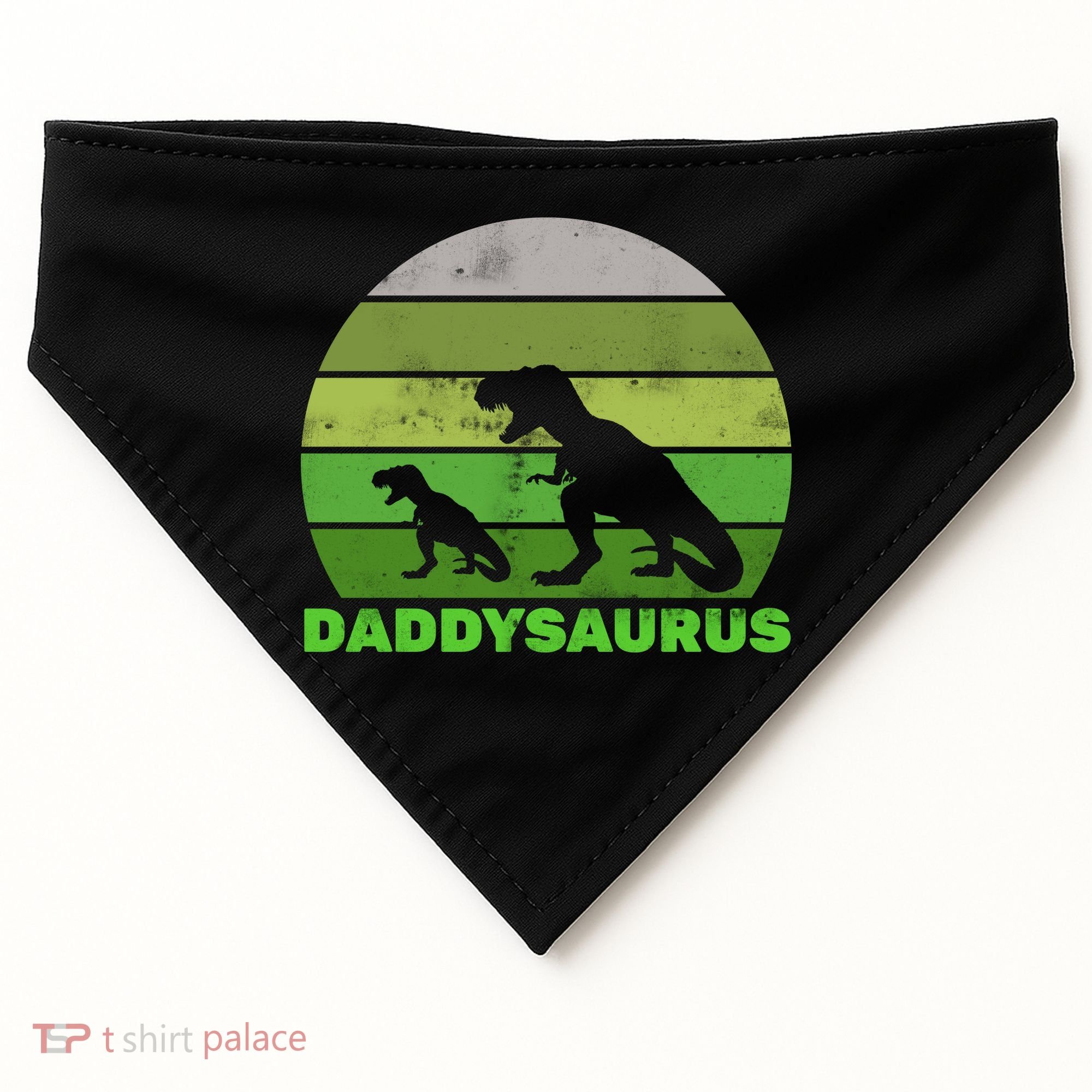 Retro Daddysaurus  USA-Made Doggie Bandana