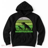 Retro Daddysaurus  Hoodie thumb 0