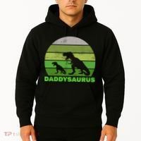 Retro Daddysaurus  Hoodie thumb 2