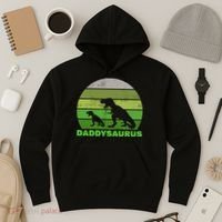 Retro Daddysaurus  Hoodie thumb 3