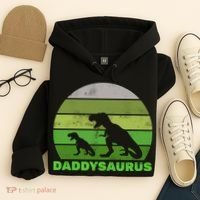 Retro Daddysaurus  Hoodie thumb 4