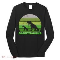 Retro Daddysaurus  Long Sleeve Shirt thumb 0