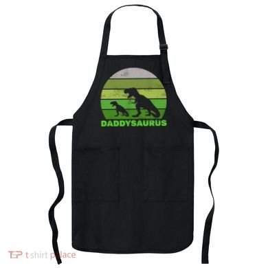Retro Daddysaurus  Apron
