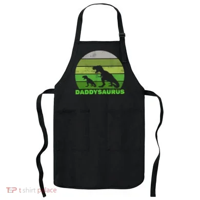 Retro Daddysaurus  Apron