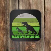 Retro Daddysaurus  Coaster thumb 0