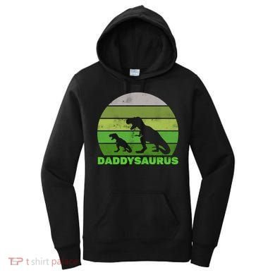 Retro Daddysaurus  Women's Hoodie