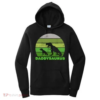 Retro Daddysaurus  Women's Hoodie