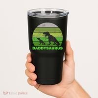 Retro Daddysaurus  Tumbler thumb 2