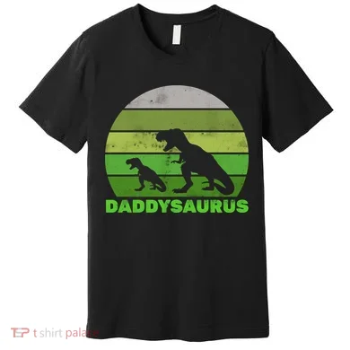 Retro Daddysaurus  Premium T-Shirt