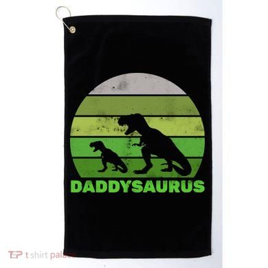 Retro Daddysaurus  Golf Towel