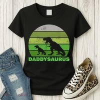 Retro Daddysaurus  Women's T-Shirt thumb 3