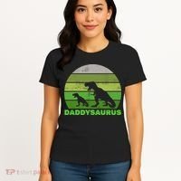 Retro Daddysaurus  Women's T-Shirt thumb 4