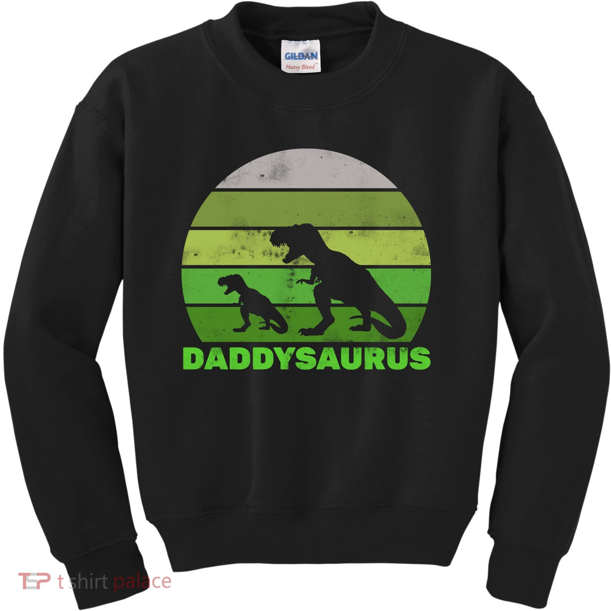 Retro Daddysaurus  Kids Sweatshirt