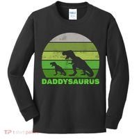 Retro Daddysaurus  Kids Long Sleeve Shirt thumb 0