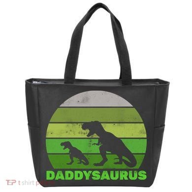 Retro Daddysaurus  Tote Bag