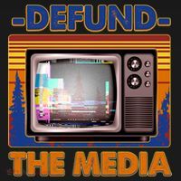 Retro Defund the Media Vintage TV Set T-Shirt thumb 7
