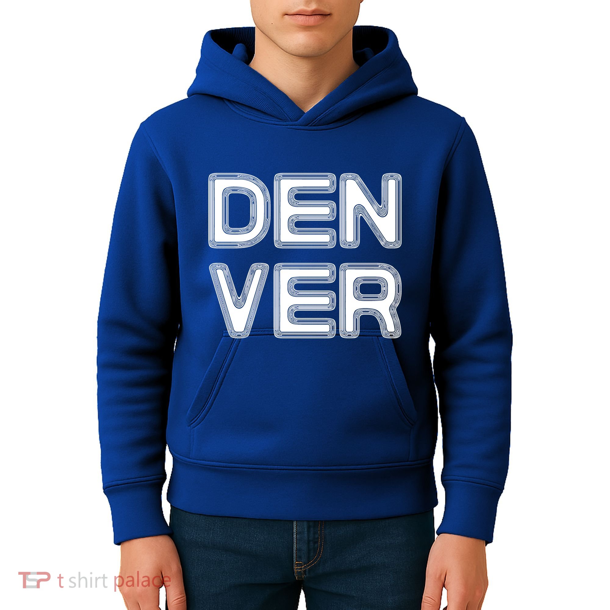 Retro Denver Kids Hoodie