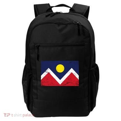 Retro Denver Colorado Flag Backpack