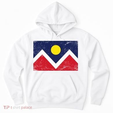 Retro Denver Colorado Flag Hoodie
