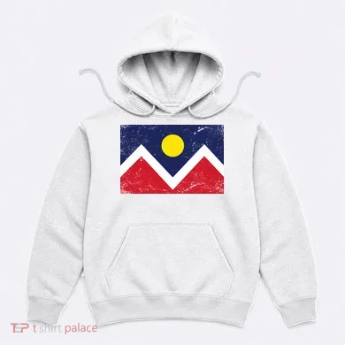 Retro Denver Colorado Flag Hoodie