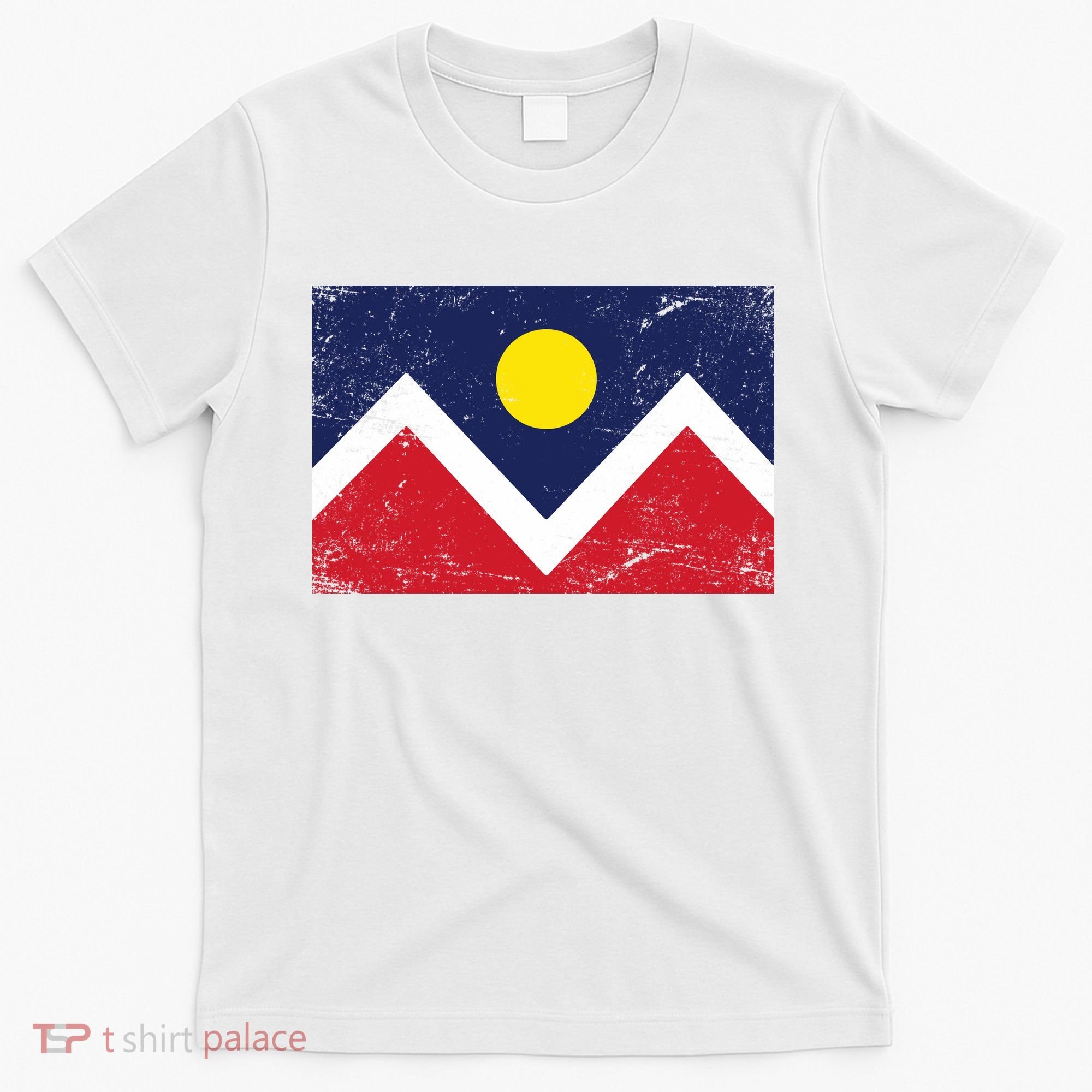 Retro Denver Colorado Flag T-Shirt
