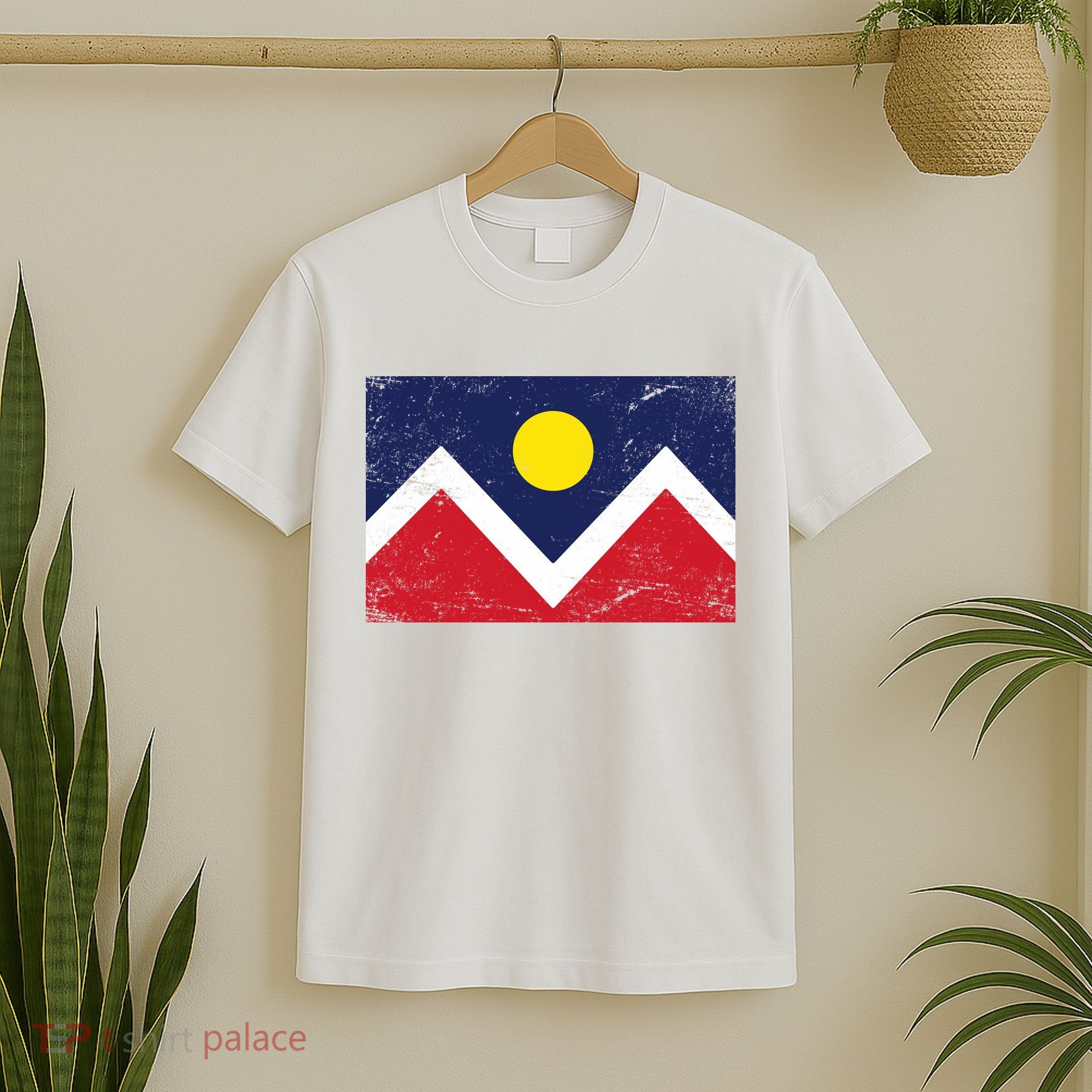 Retro Denver Colorado Flag T-Shirt