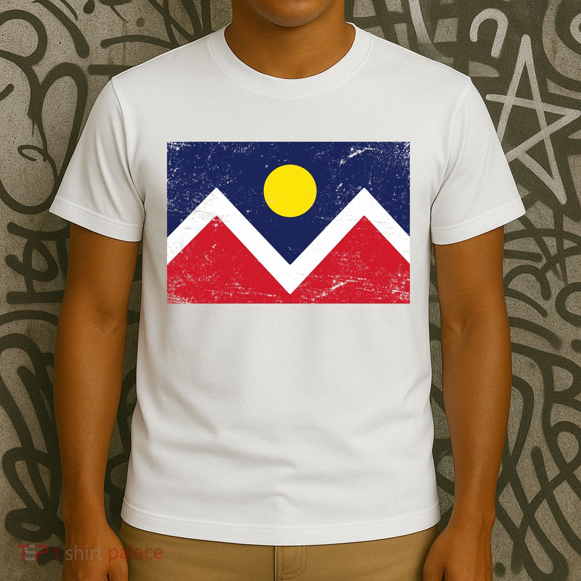 Retro Denver Colorado Flag T-Shirt
