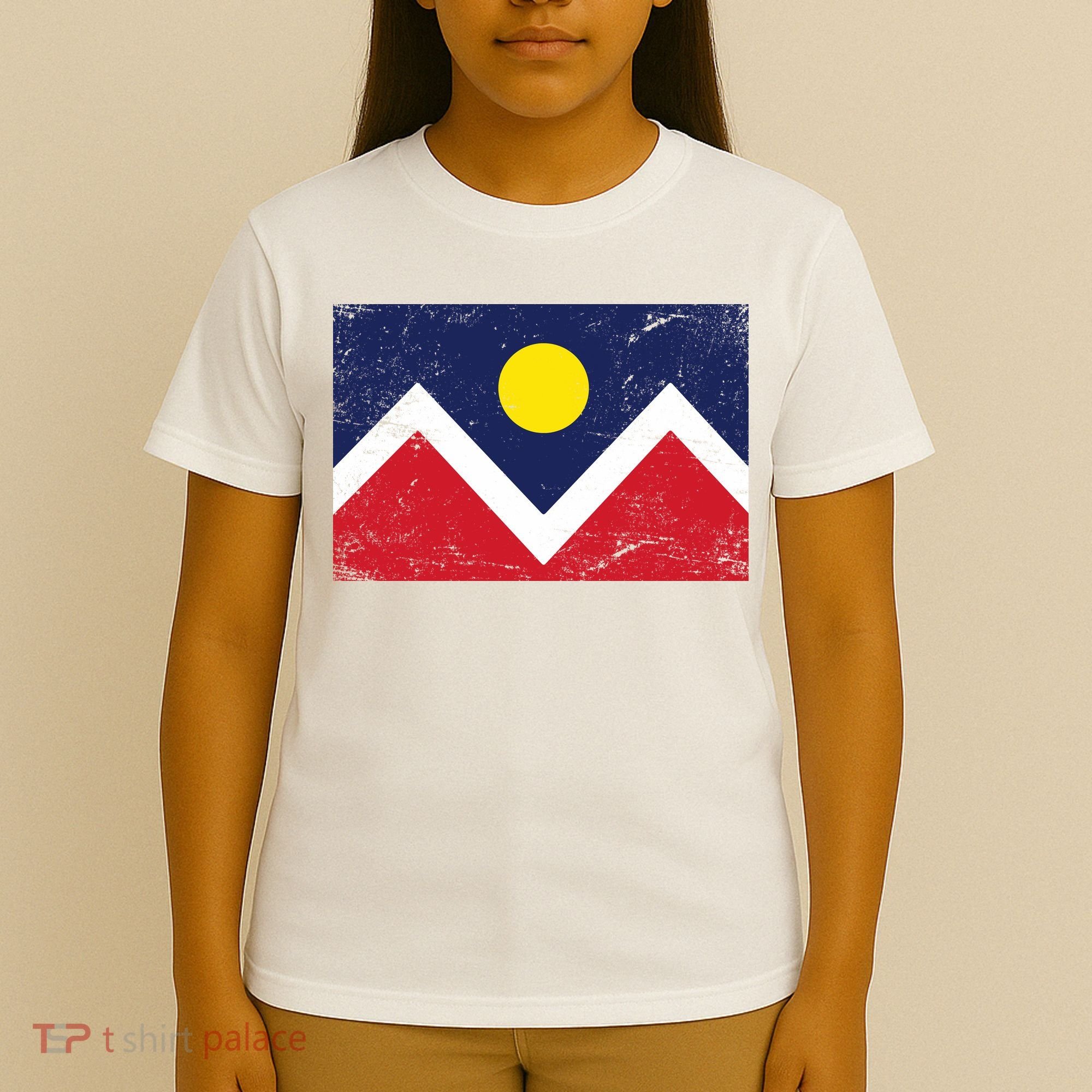 Retro Denver Colorado Flag T-Shirt