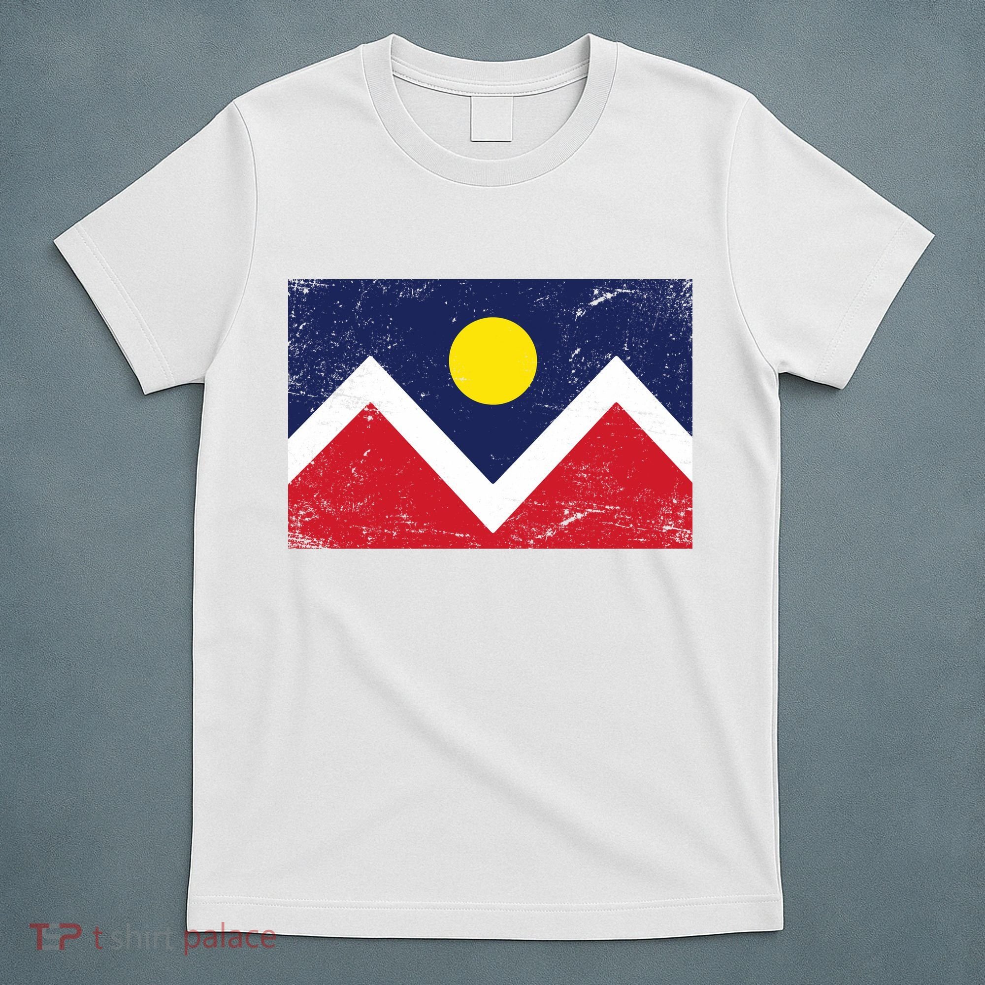 Retro Denver Colorado Flag T-Shirt
