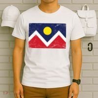 Retro Denver Colorado Flag T-Shirt thumb 6
