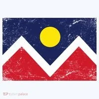 Retro Denver Colorado Flag Bucket Hat thumb 4